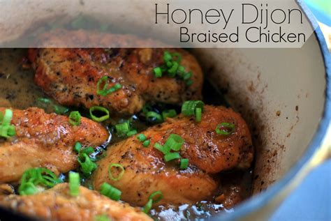 Honey Dijon Braised Chicken Aunt Bees Recipes