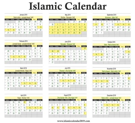 Islamic Calendar 2023 Pdf Download