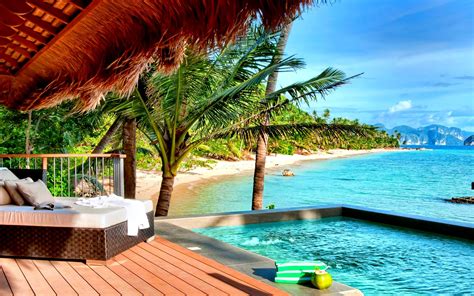 Zoom backgrounds can disguise a messy room, transport you to another beautiful place, or make your colleagues laugh. Beach Resort Wallpaper ·① WallpaperTag