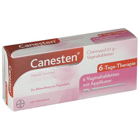 Canesten® Vaginaltabletten 6 Tage Therapie Shop Apothekeat