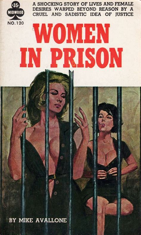 women in prison 1961 vintage lesbian book cover art pulp fiction book