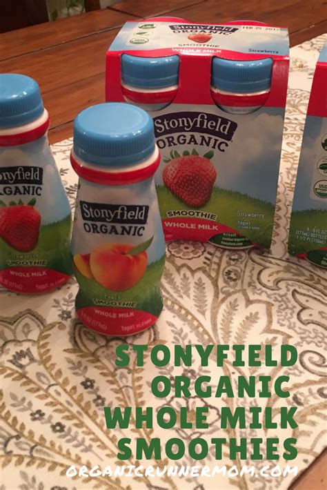 stonyfield whole milk yogurt smoothies for the win organic runner mom