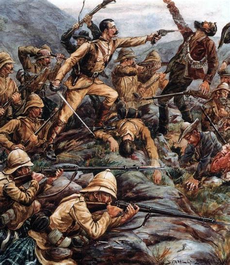 Inusual Combate Cuerpo A Cuerpo Durante Las Guerras Boers Military
