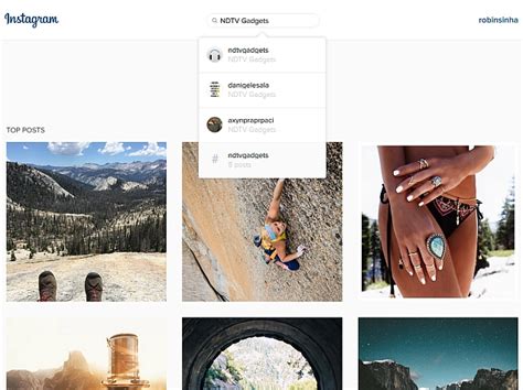 Instagram Web Interface Gets A New Search Bar Technology News