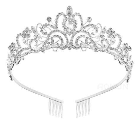 Coronas De Metal Cristal Rey Reina Nupcial Boda Sesion Tiara Mercadolibre