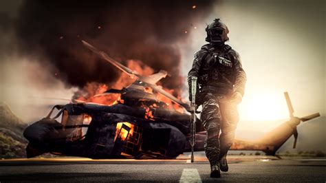 Download Helicopter Weapon Soldier Video Game Battlefield 4 4k Ultra Hd