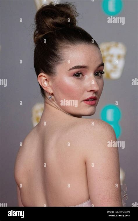 Kaitlyn Dever Poses For Photographers Upon Arrival At The Bafta Film Awards In Central London