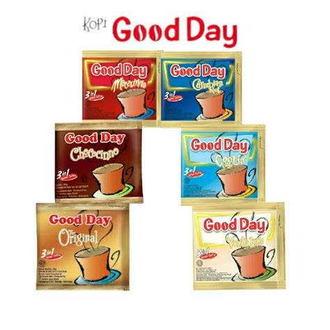 Jual Kopi GOOD DAY Coffee Renceng Isi 10 Sachet Kopi Instan 3 In 1