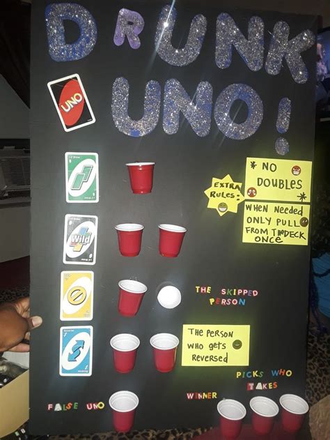 Rules To The Drunk Uno Game Games In 2019 Trinkspiel