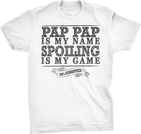 Pap Pap Is My Na Spoiling Is My Ga Fathers Day Mens T Shirt