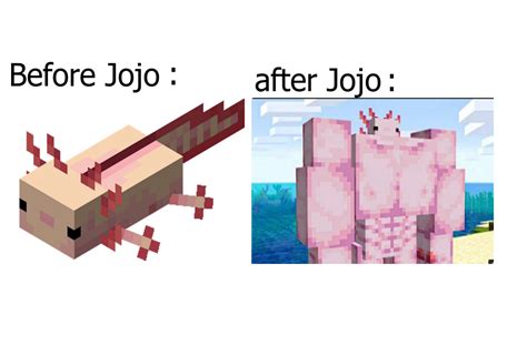 I Saw The Buff Axolotl In A Picture And I Had This Idea Rminecraftmemes