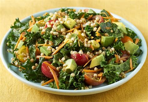 California Avocado Kale And Sorghum Salad California Avocados