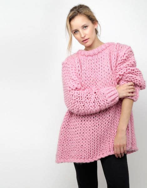 Wool And The Gang Wonderwool Sweater In Pink Lyst