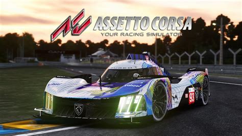 Assetto Corsa MODS Peugeot 9X8 LMH 2023 Circuit De La Sarthe Le