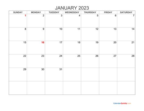 Free Blank Calendar 2023 Printable Pdf Imagesee