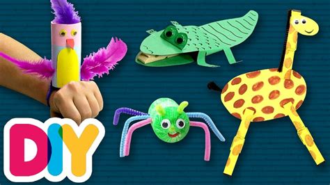 4 Easy Jungle Animals Crafts You Can Do Anytime Fast N Easy Diy