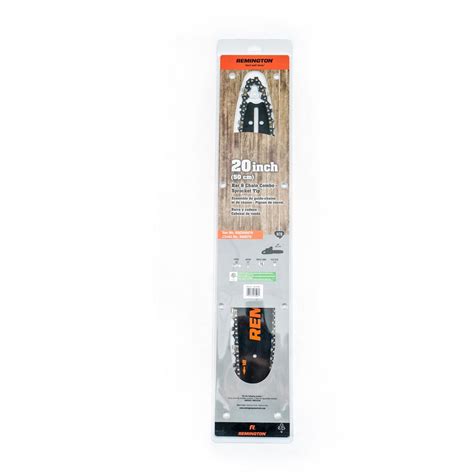 Remington 20 In Chainsaw Bar And Chain Combo Sprocket Tip 490 700 R081