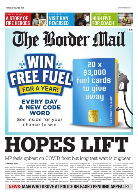 Todays Paper The Border Mail Wodonga Vic