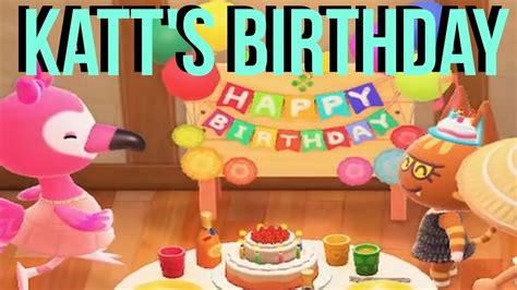 We did not find results for: VILLAGER KATT'S BIRTHDAY in Animal Crossing New Horizons ...