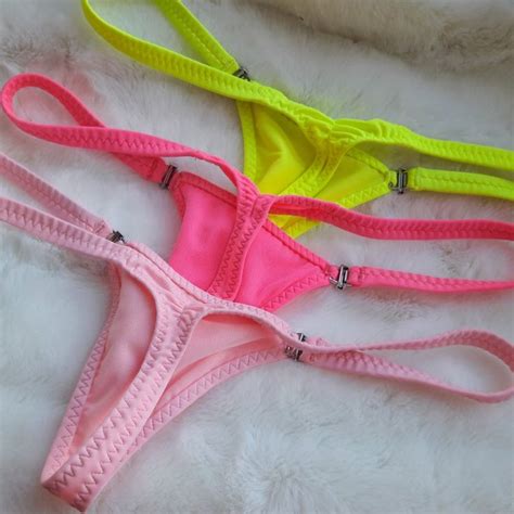 Stripper Thongg String With Clasps Etsy Bikini Panties Thongs Panties Lace Panties Bras