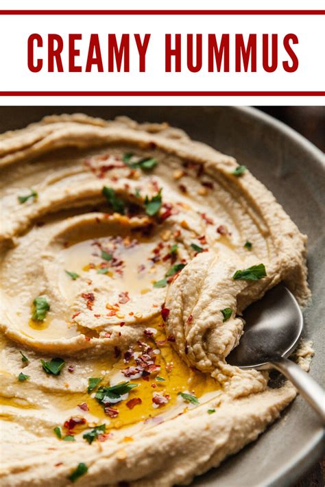 Breakfast, lunch, dinner, late night, snacks Basic Hummus (Extra Creamy!) - The Live-In Kitchen