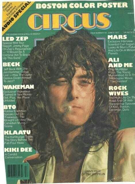 Jimmy Page Circus Magazine June 1977