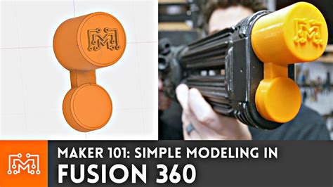 Fusion 360 Making A Simple Object For 3d Printing Maker 101 Youtube