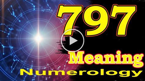 🔴 Angel Number Meanings 797 Seeing 797 Numerology Box Youtube
