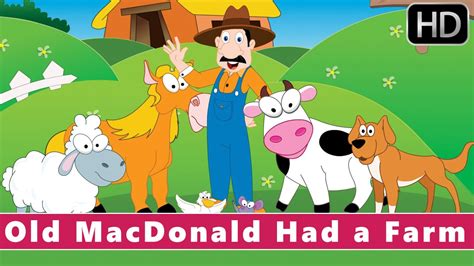 Old Macdonald Had A Farm Nursery Rhymes For Kids With Lyrics Youtube