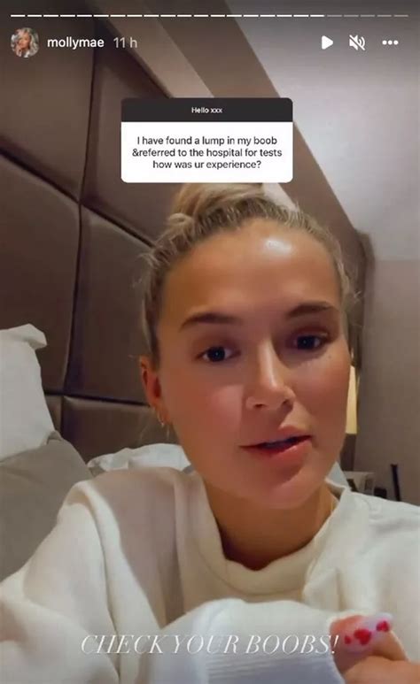 Molly Mae Hague Shares Scary Moment She Found Golf Ball Sized Lump In Breast Ok Magazine