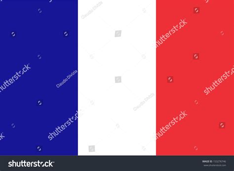 Official French Flag France Proportions 32 Stock Illustration 153276746