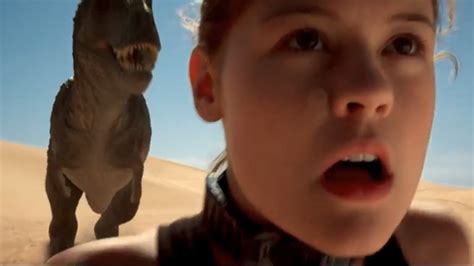 The Jurassic Games Clips Pits Convicts Against T Rex