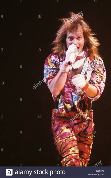 Lead Singer And Guitarist David Lee Roth Of The American Rock Group
