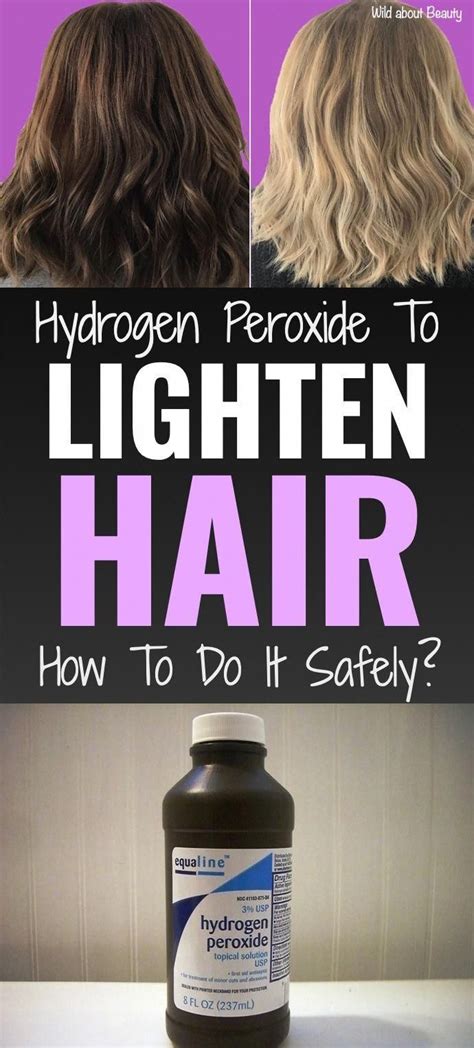 Finish by conditioning the hair and allow it to air dry. Hydrogen Peroxide To Lighten Hair - How To Do It Safely? # ...