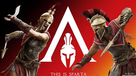 Assassins Creed Odyssey Alexios Kassandra Ultra Hd Desktop Background