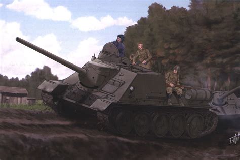 Chasseur De Chars Su 100 Soviet Tank Soviet Army Red Army Military