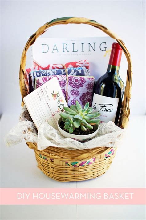 Need to put together a housewarming gift for when your employees purchase a home? 35+ Creative DIY Gift Basket Ideas for This Holiday - Hative