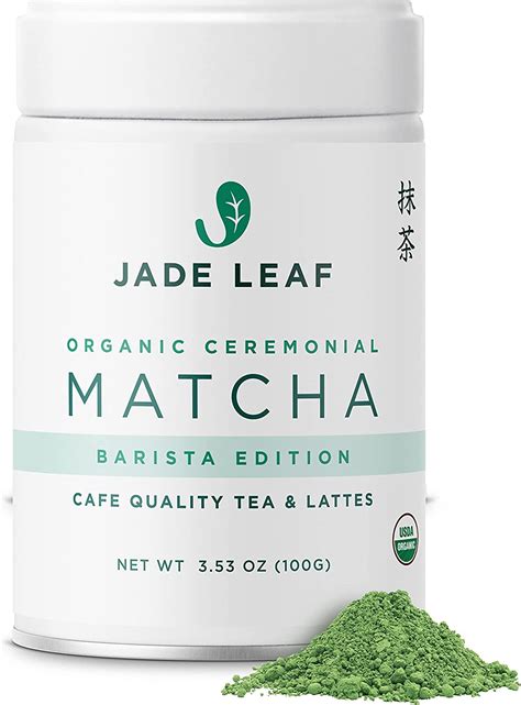 Jade Leaf Organic Ceremonial Grade Matcha Green Tea Powder Authentic