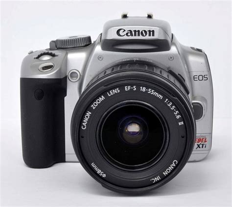 Canon Eos Digital Rebel Xti 400d Silver 101mp Dslr Camera Kit W18
