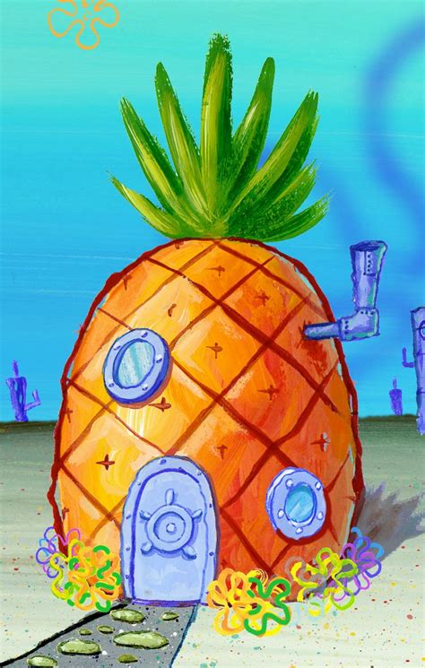 Spongebob Squarepants House In 2023 Spongebob Painting Spongebob