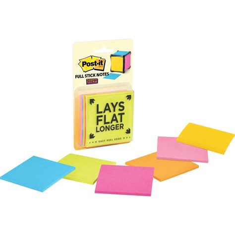 Post It Super Sticky Full Adhesive Notes 3 X 3 Square 30