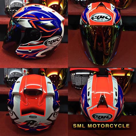 All arai helmets are manufactured by hand and formed around protection © 2021 arai helmet (europe) b.v. CBR RAM4 GHOST BLUE (OPEN FACE HELMET) ARAI | Shopee Malaysia