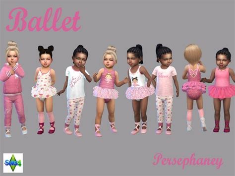 Sims 4 Ccs The Best Set For Toddler Girls By Persephaney Sims