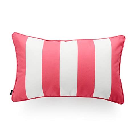 Hofdeco Indoor Outdoor Lumbar Pillow Cover Only Water Resistant For