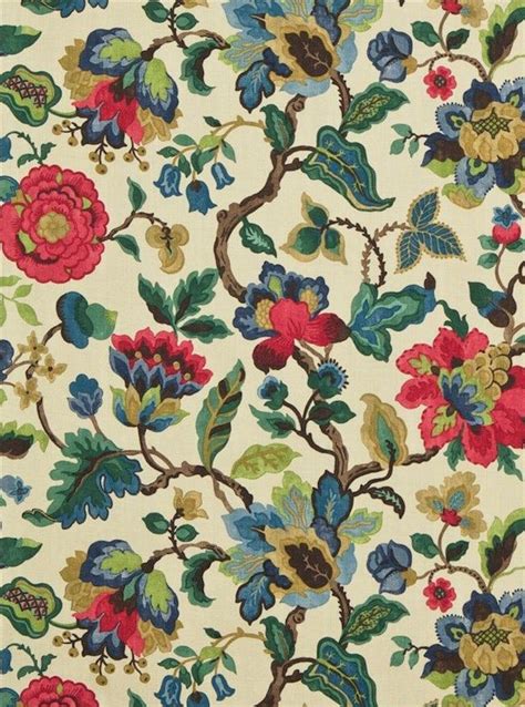 Sanderson Fabrics Amanpuri Curtain Fabric Patterns Vintage Floral