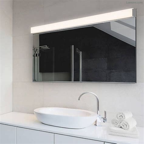 Vanity Wide Led Bath Bar By Sonneman Lighting At Modern White Bathroom Bathroom