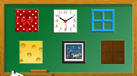 Objetos Cuadrados Square Objects Figuras Geométricas Para Niños En