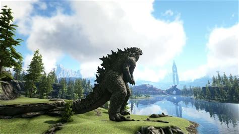 Ark Survival Evolved Bande Annonce Mecha Godzilla Mod Ark Titanus Collection Youtube