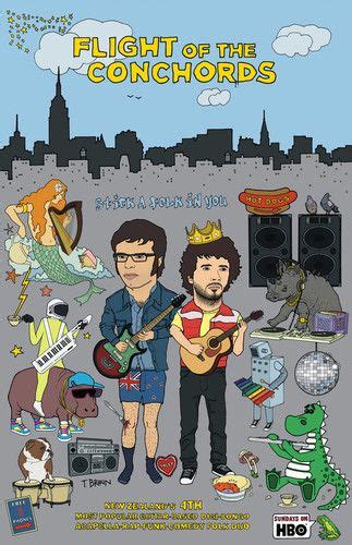 Flight Of The Conchords Folk Comic Book Cover