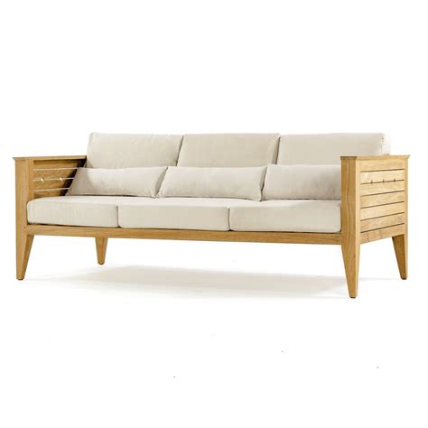 Discover teak wood furniture at world market, and thousands more unique finds from around the world. Craftsman Teak Sofa with Sunbrella Cushions | Westminster ...